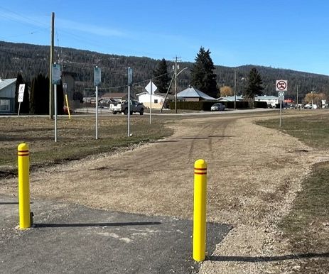 Construction Continues into the Fall on both ends  of the Sicamous-to-Armstrong Rail Trail